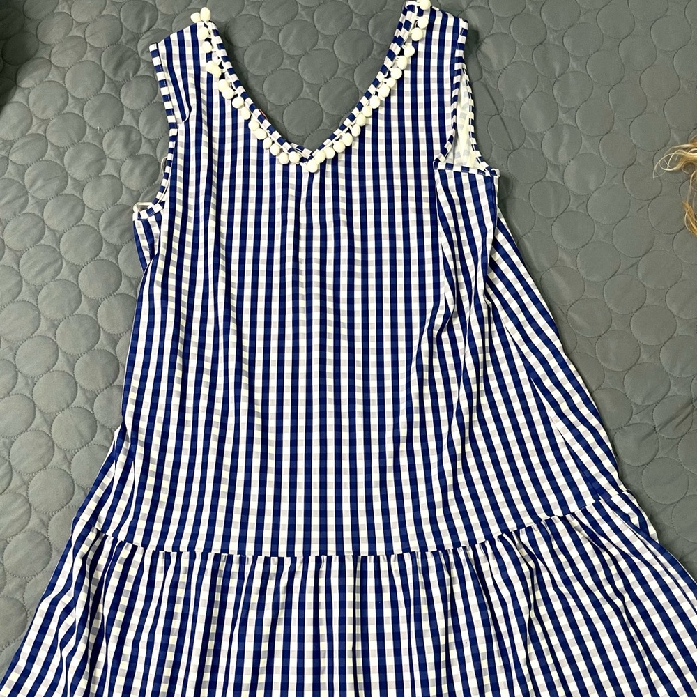 Drop Waist plaid dress